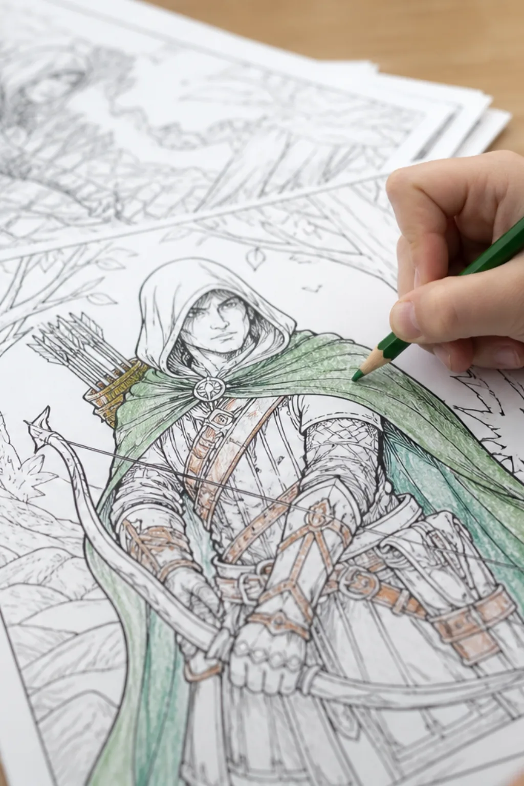 desenhos do Aprendiz de Arqueiro para colorir - 2