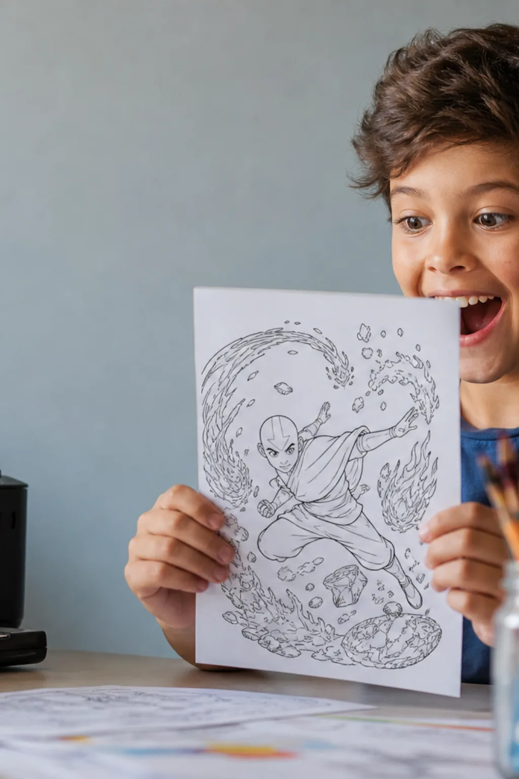 desenhos de Avatar: A Lenda de Aang para colorir - 1