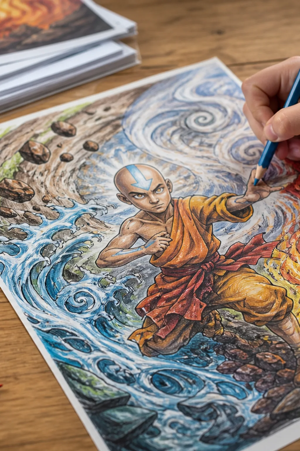 desenhos de Avatar: A Lenda de Aang para colorir - 2