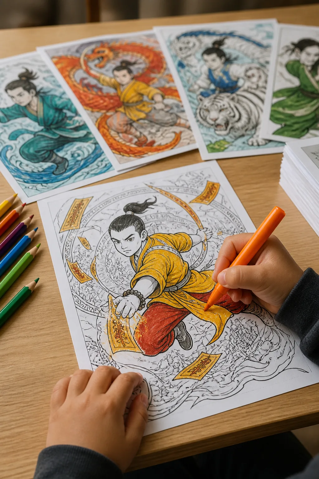 desenhos das Aventuras de Jackie Chan para colorir - 2