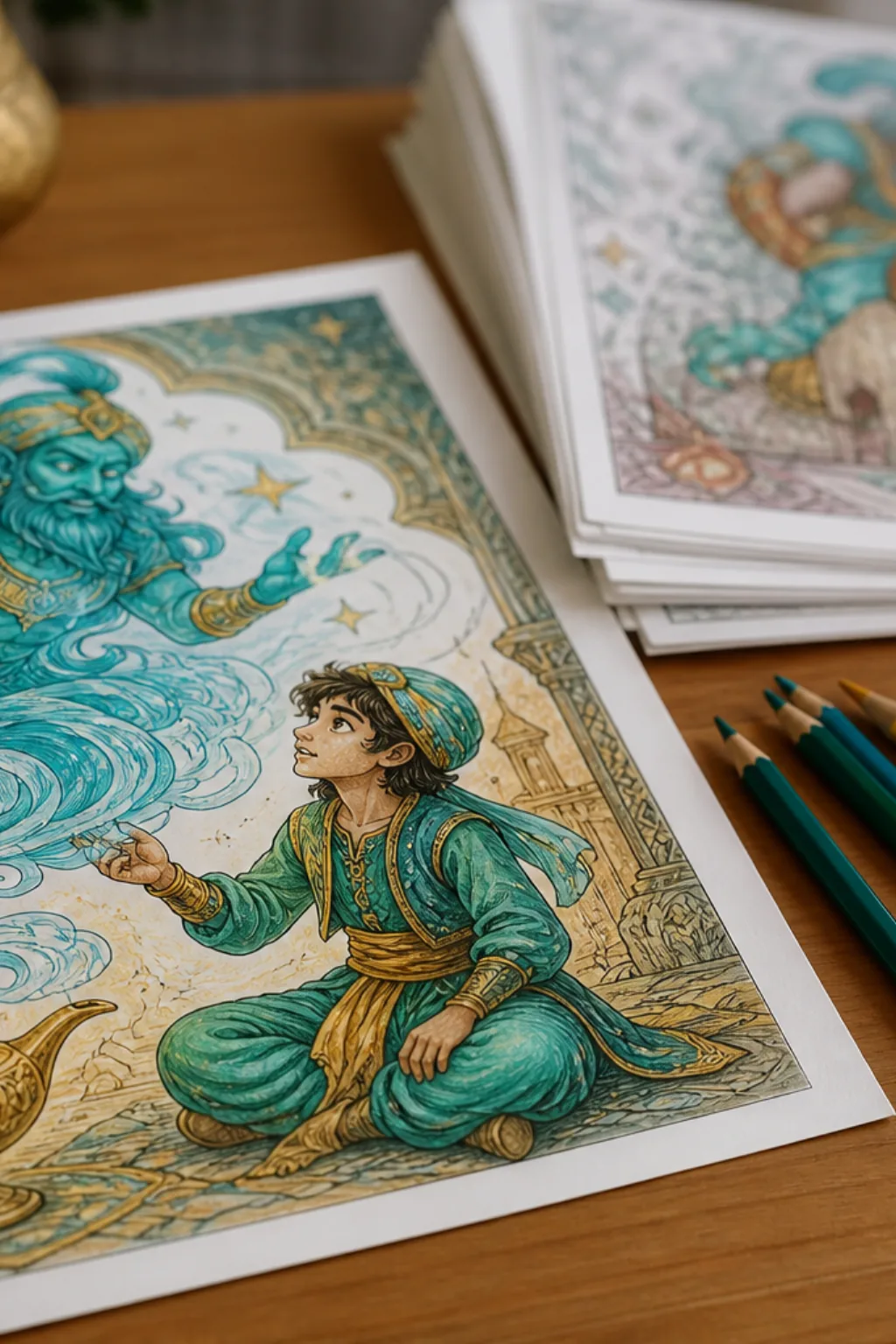 desenhos de Bartimaeus para colorir - 2