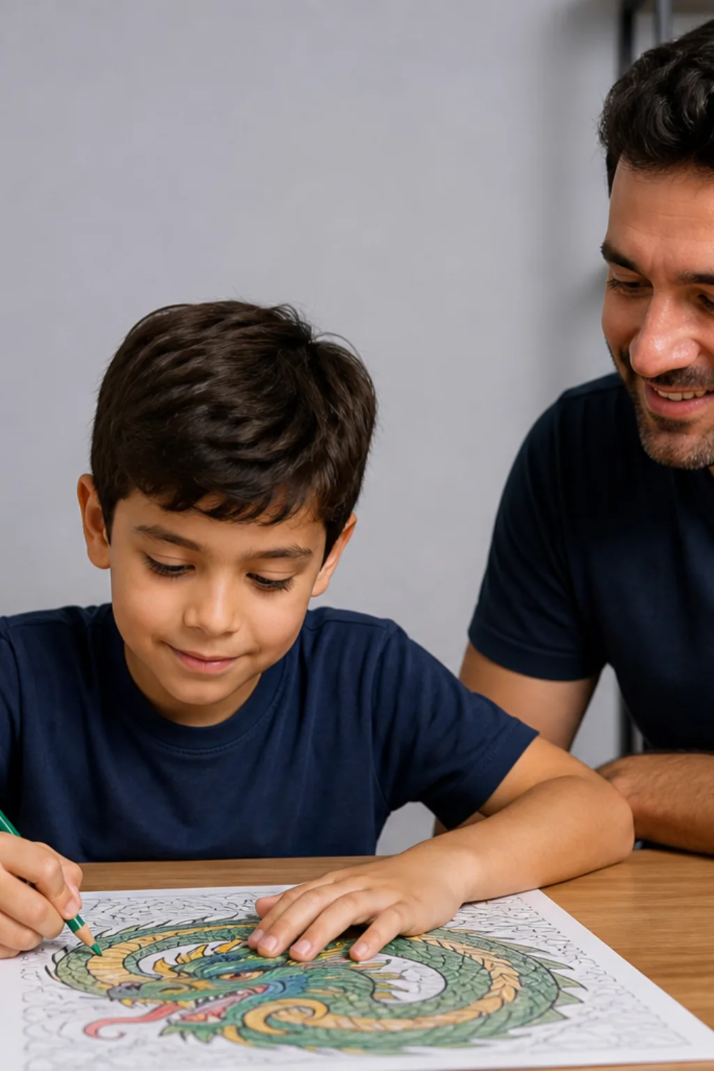 desenhos de basilisco para colorir — exemplo criado na Desenhos pra Colorir