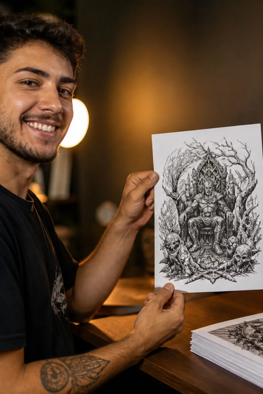 desenhos de Bloodborne para colorir — exemplo criado na Desenhos pra Colorir
