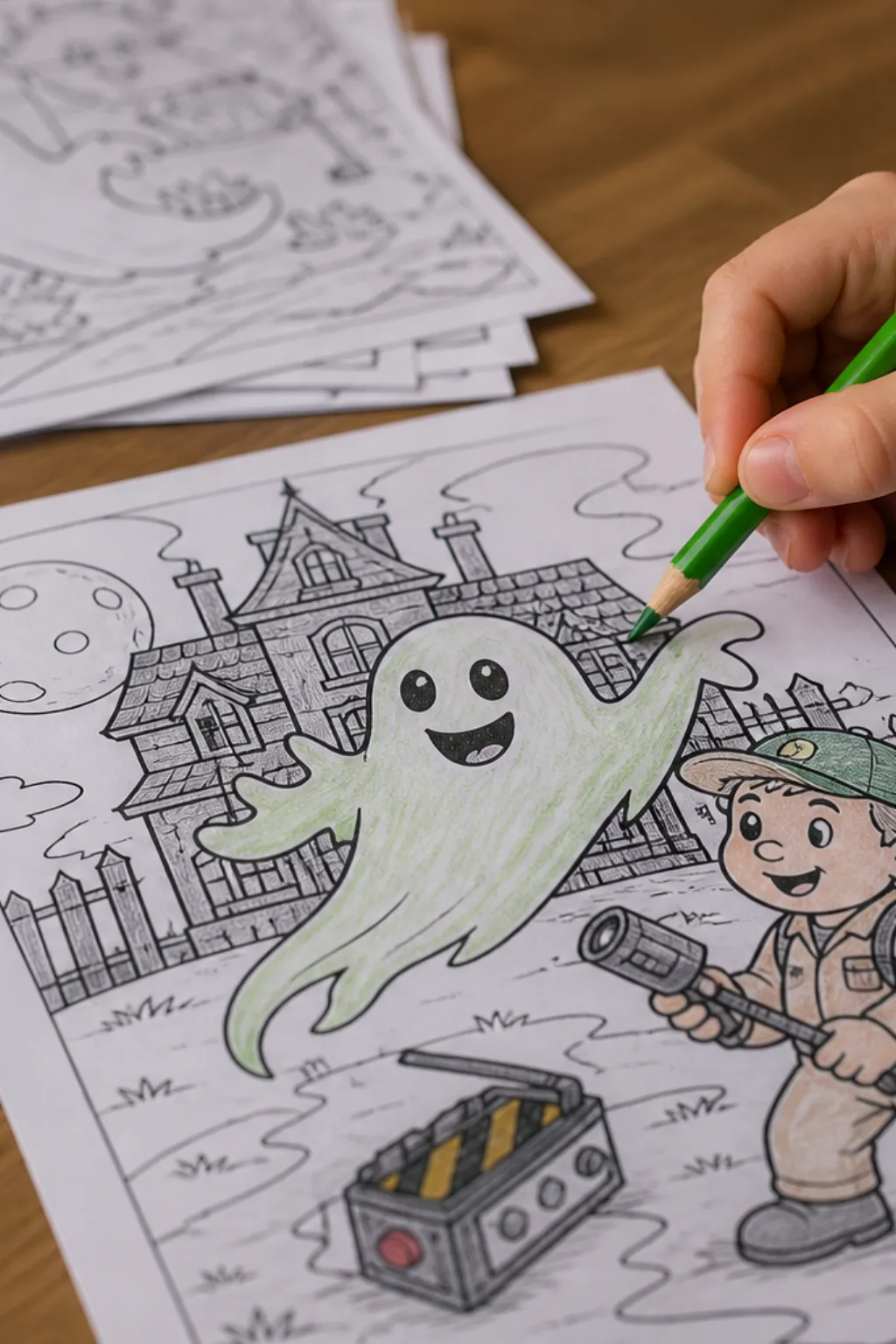 desenhos dos Caça-Fantasmas para colorir - 2