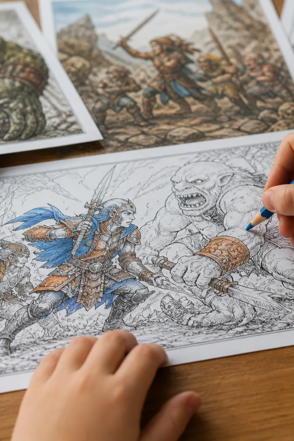 desenhos de caçadores de trolls para colorir - 2