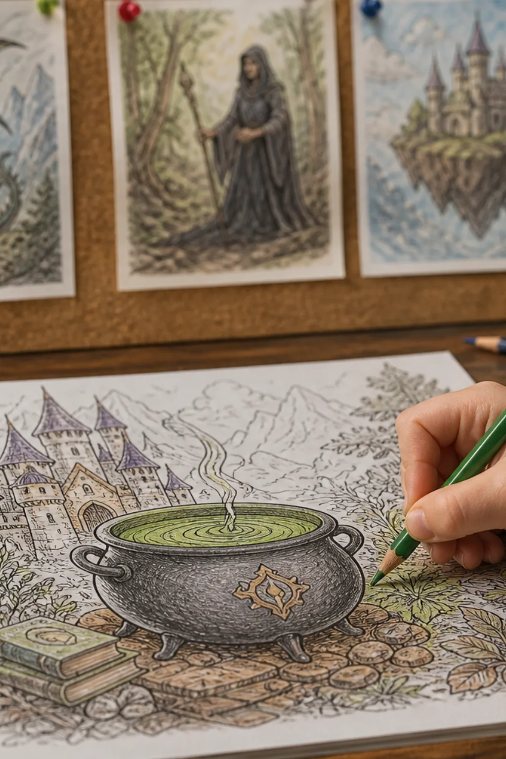 desenhos do filme O Caldeirão Mágico para colorir - 2