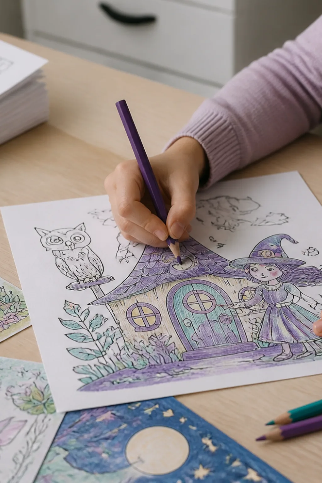 desenhos da Casa Coruja para colorir - 2