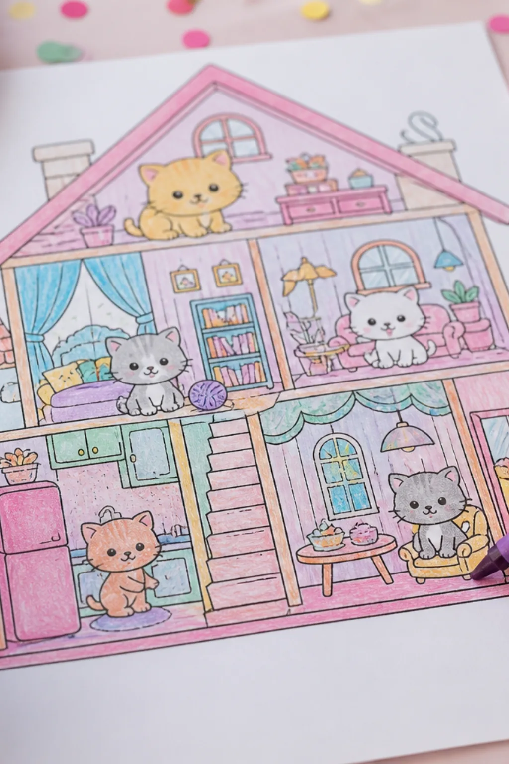 desenhos da Casa Mágica da Gabby para colorir - 2