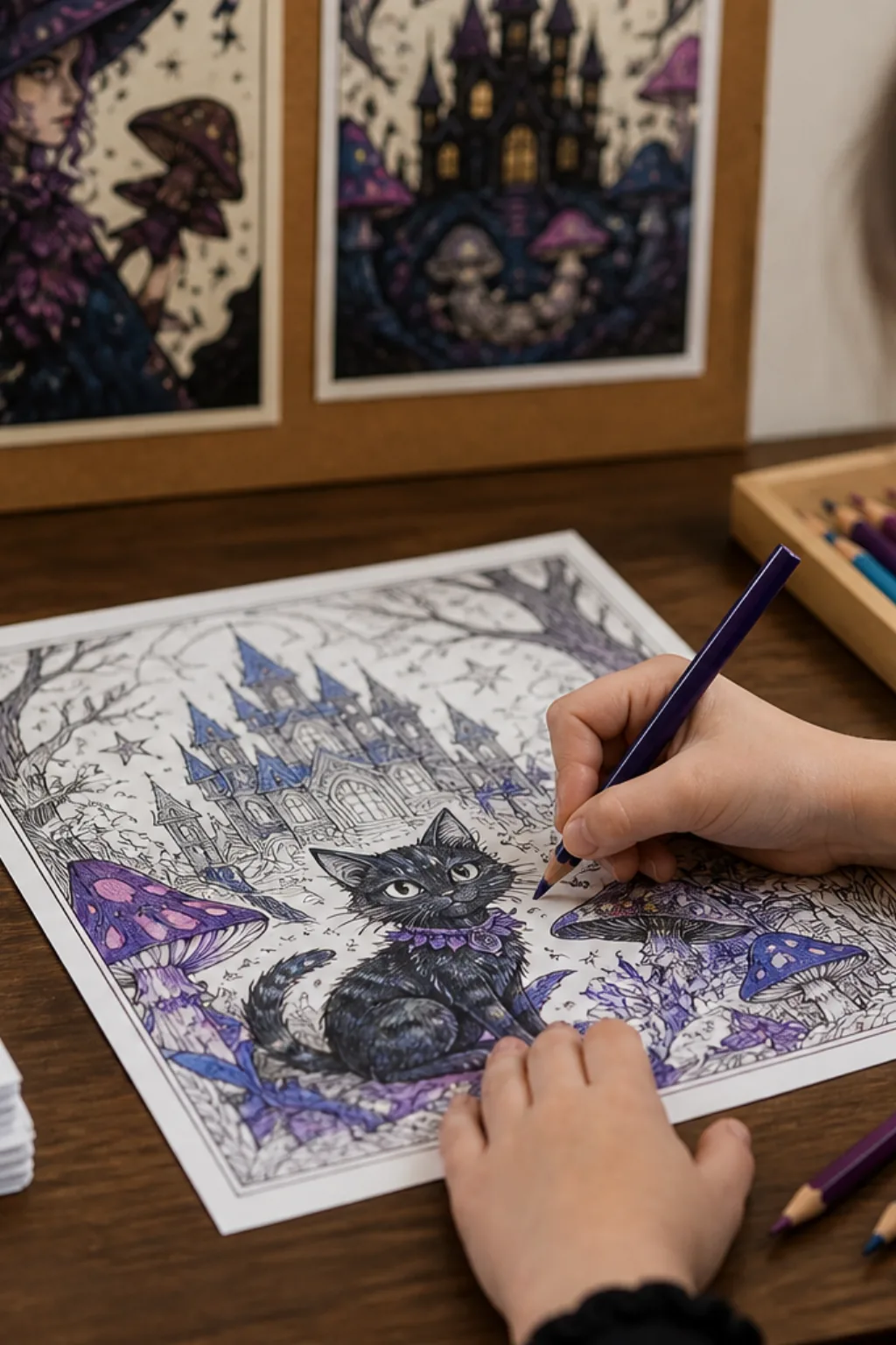 desenhos da Coraline para colorir - 2