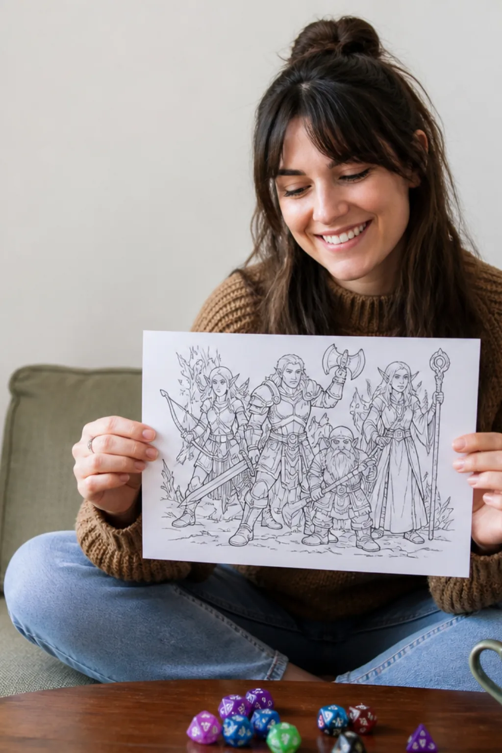 desenhos de Critical Role para colorir - 1