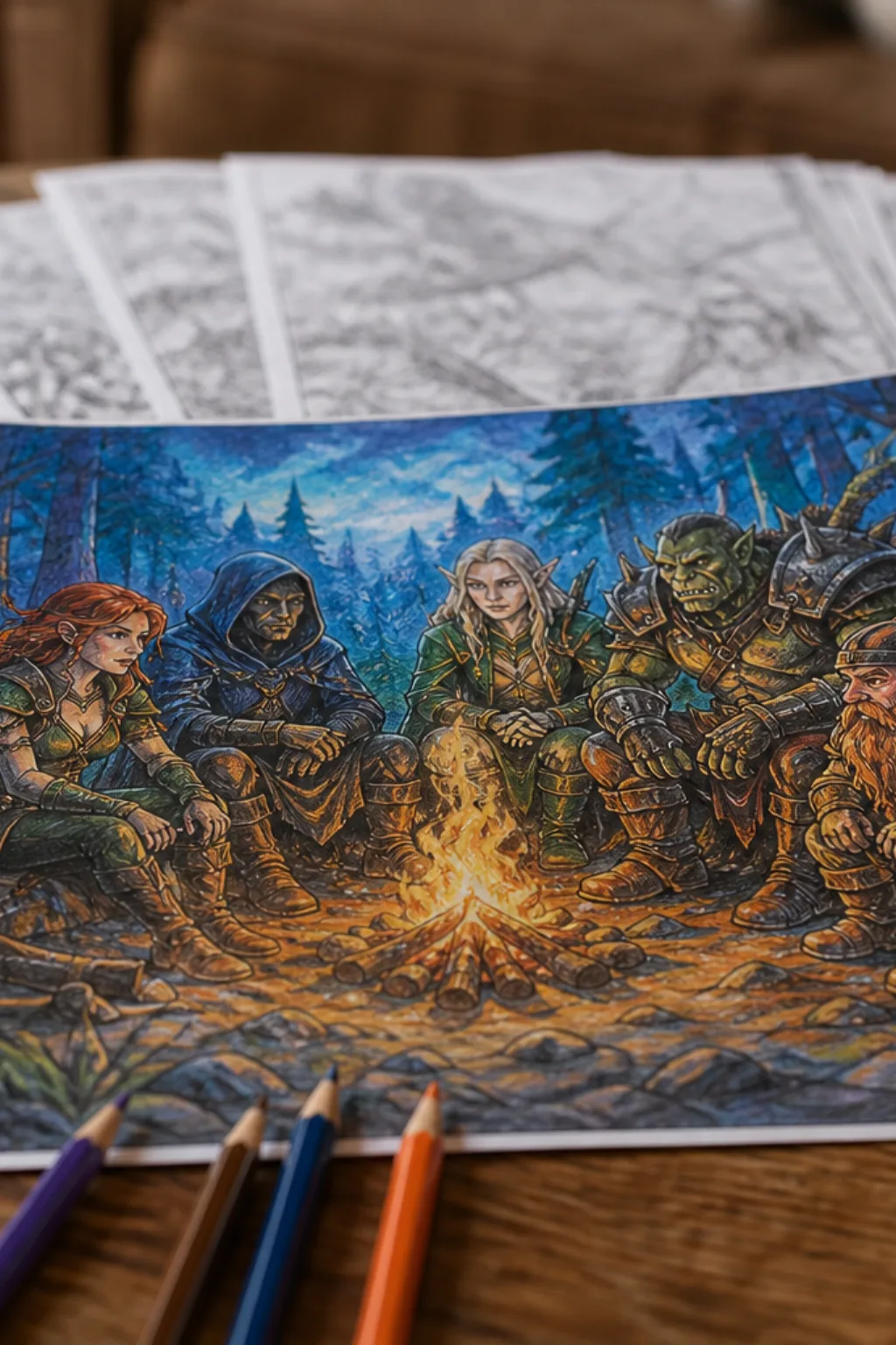 desenhos de Critical Role para colorir - 2