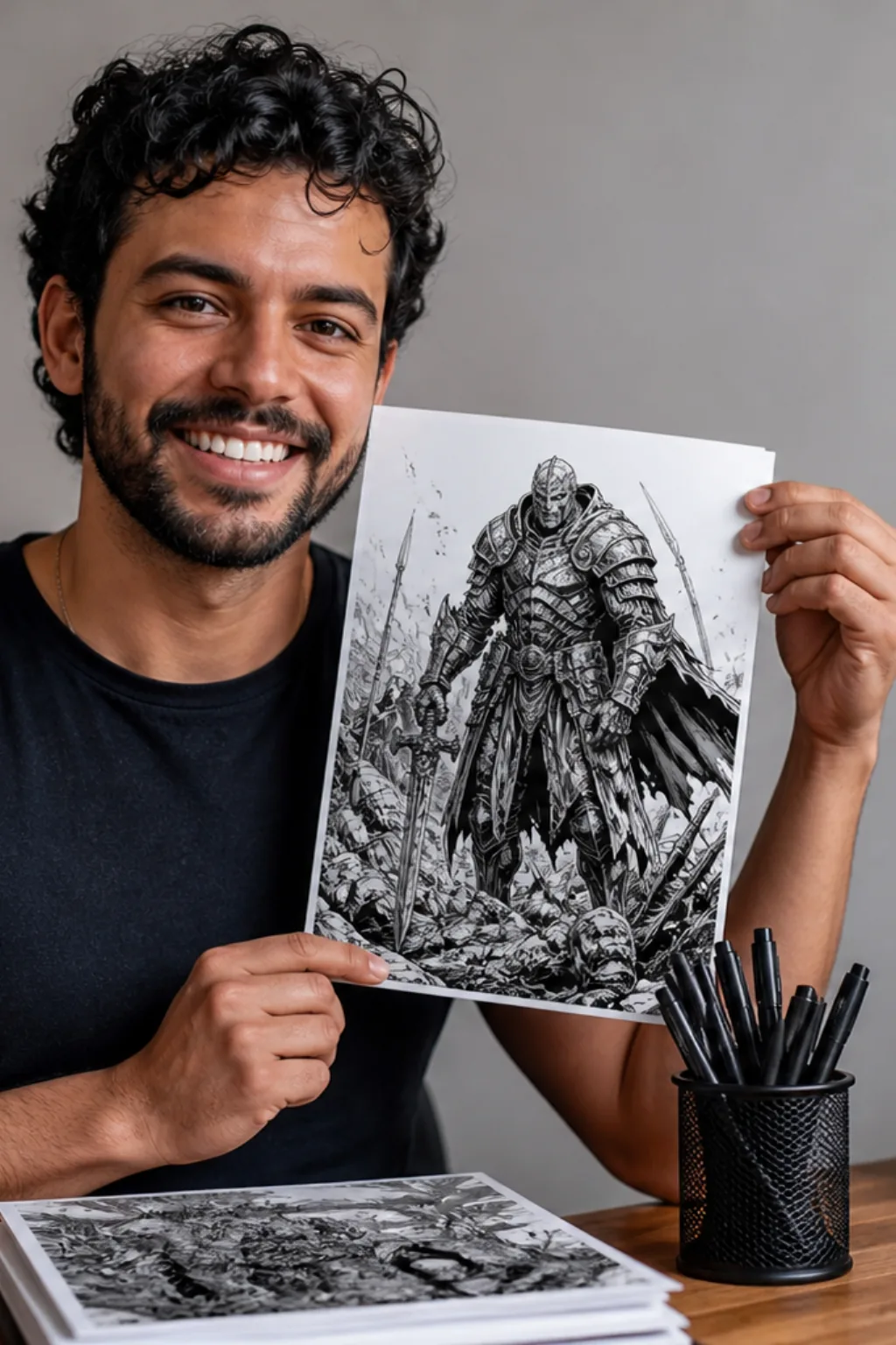 desenhos de Dark Souls para colorir - 1