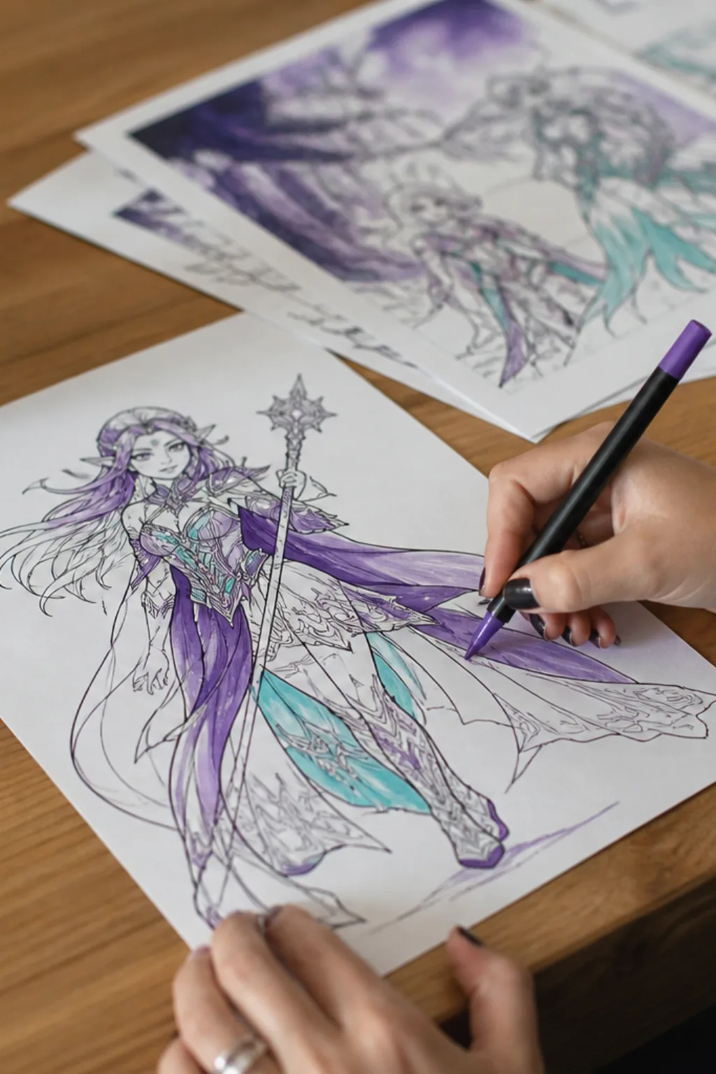 desenhos dos Descendentes para colorir - 2