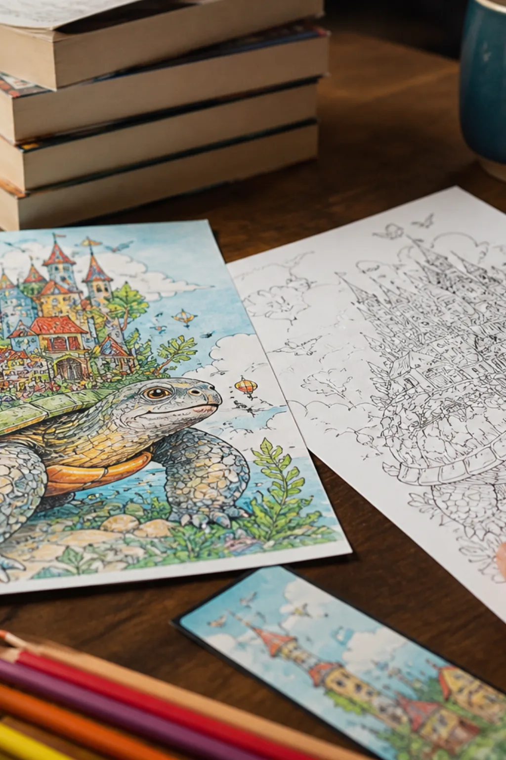 livro de desenhos de Discworld para colorir - 2