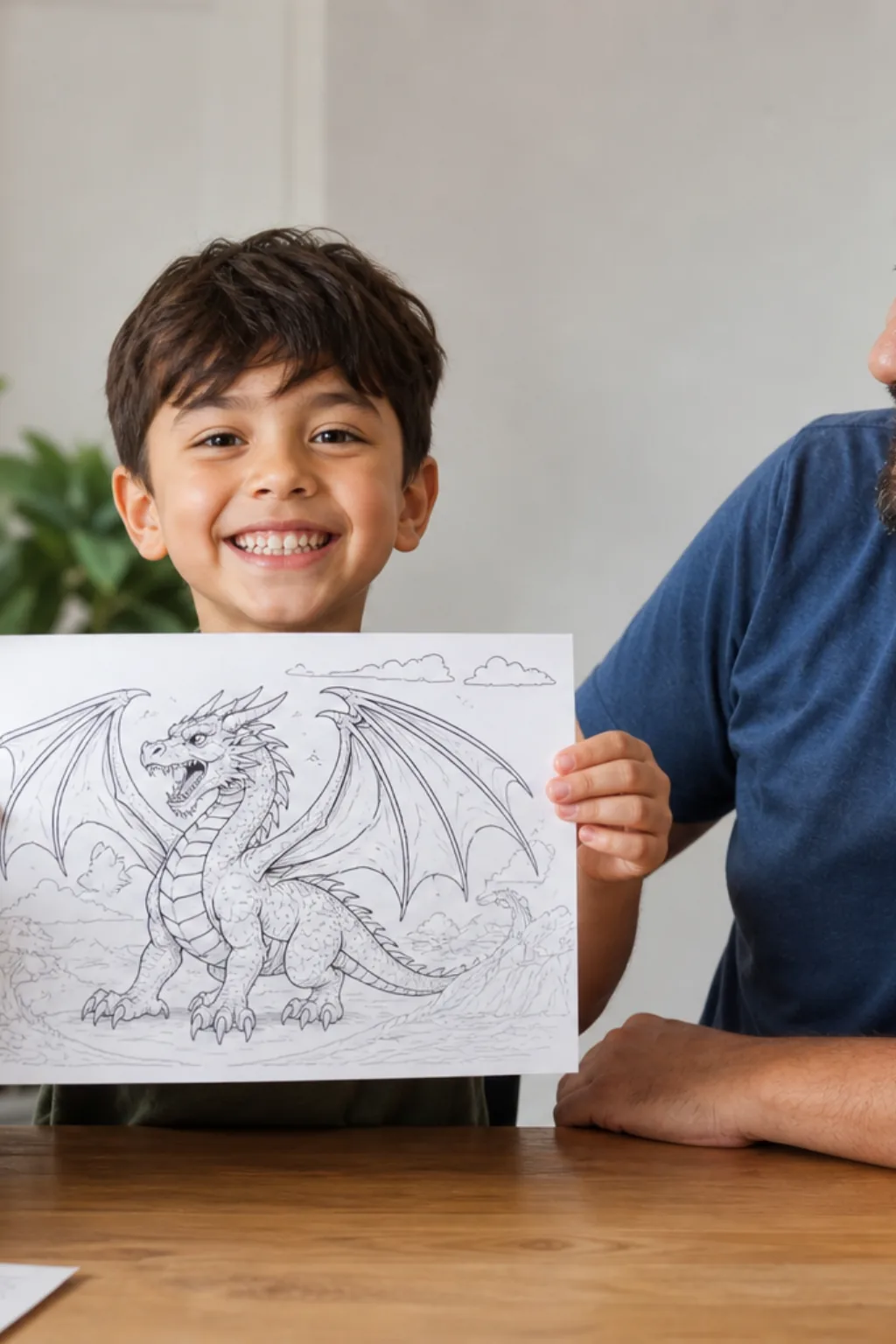 desenhos de Dragon Mania Legends para colorir — exemplo criado na Desenhos pra Colorir