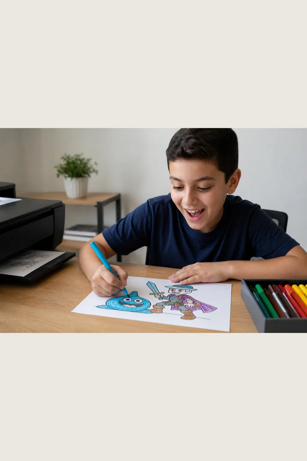 desenhos de Dragon Quest para colorir - 1