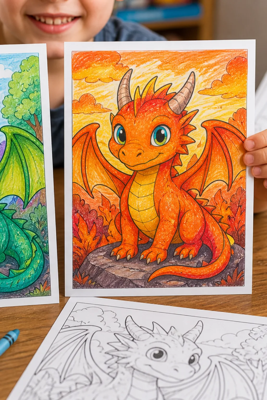 desenhos de Dragon Tales para colorir - 2