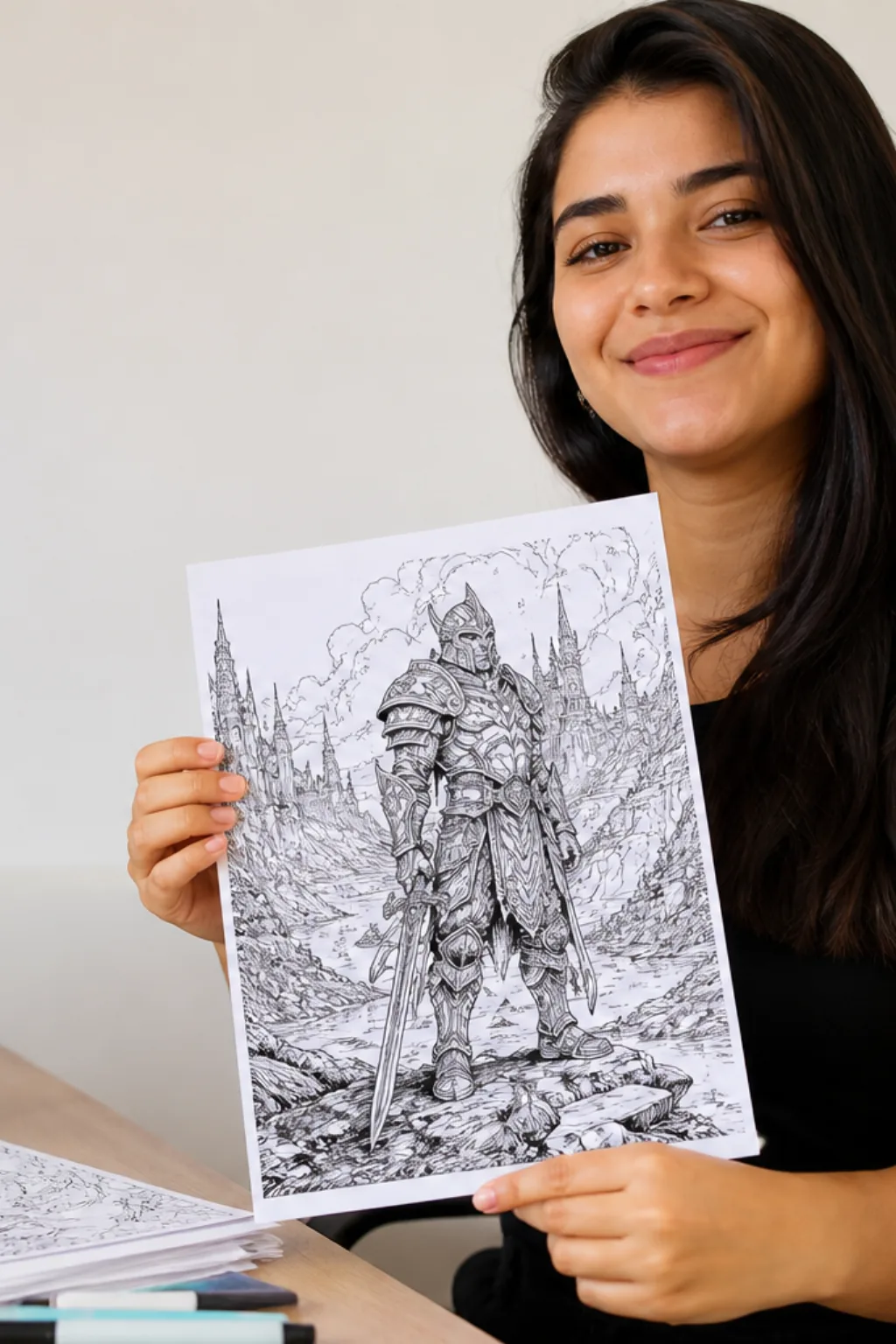 desenhos de Elden Ring para colorir - 1