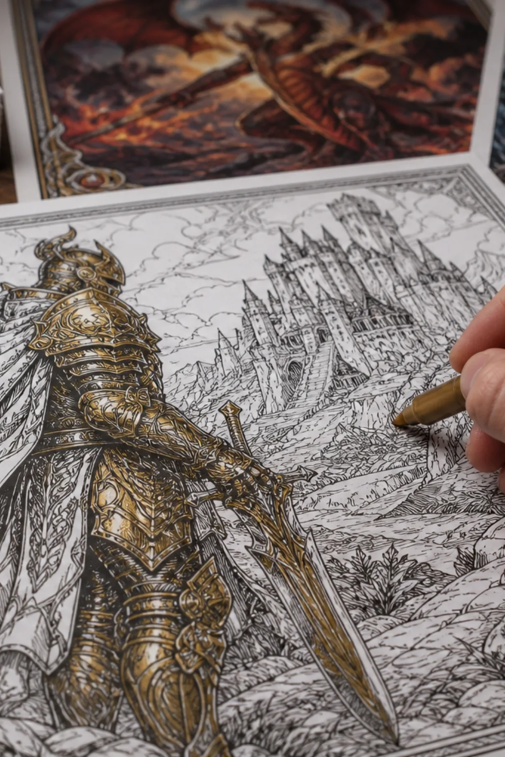desenhos de Elden Ring para colorir - 2