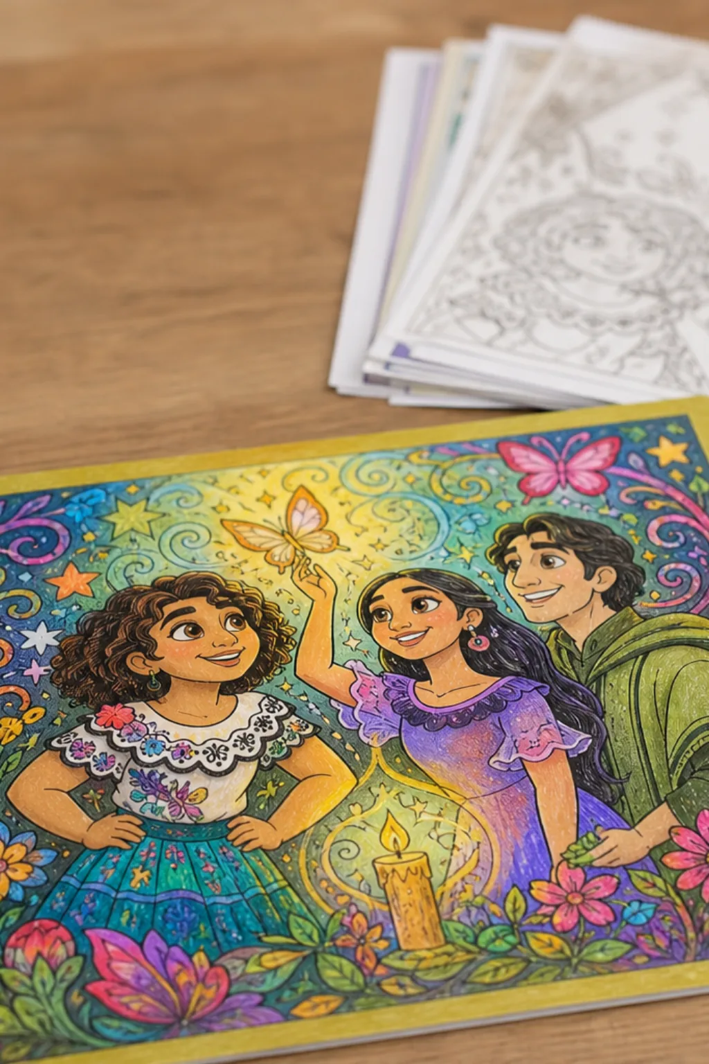 desenhos do filme Enfeitiçados para colorir - 2