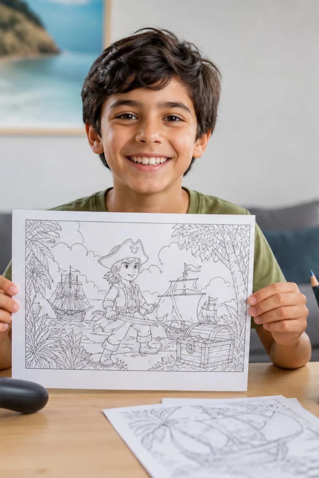 desenhos de Epic Mickey para colorir — exemplo criado na Desenhos pra Colorir