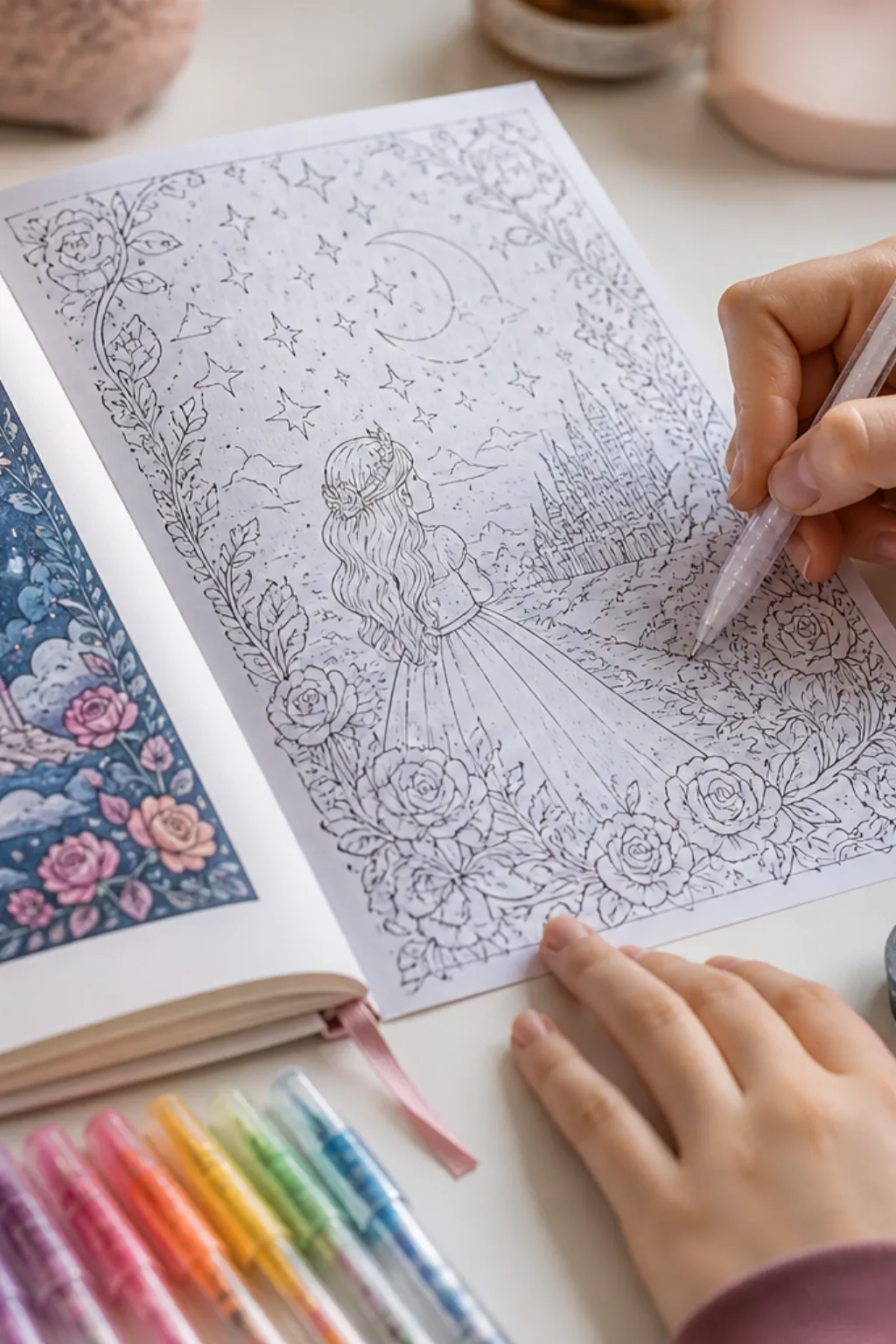 livro de desenhos de Era Uma Vez um Coração Partido para colorir - 2