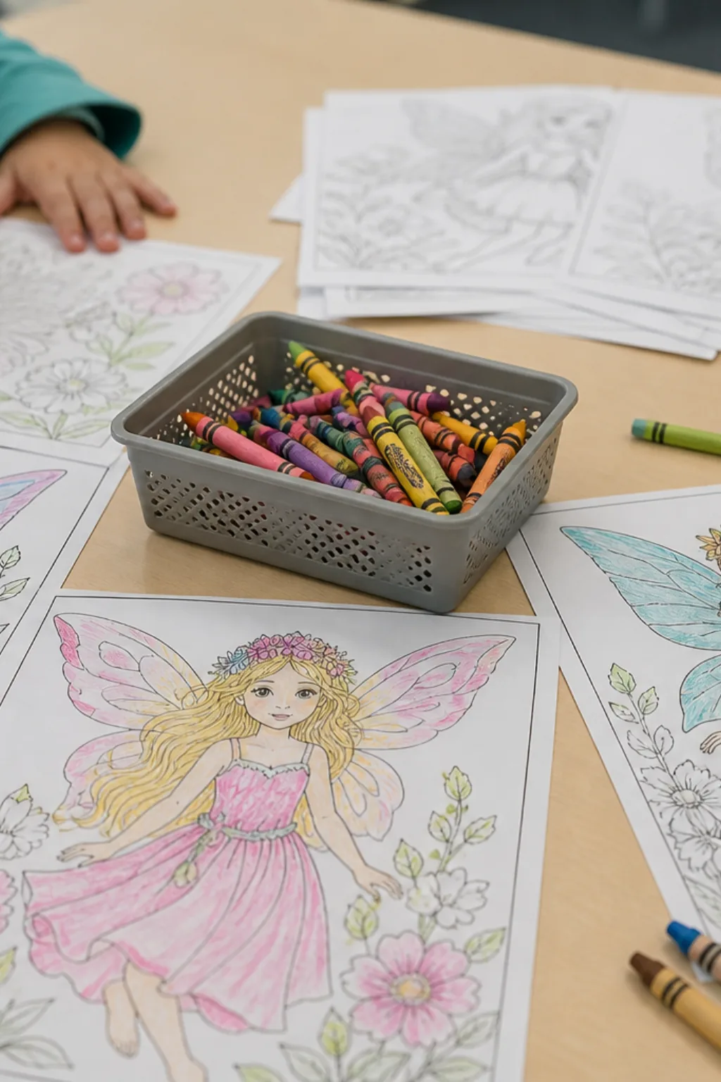 desenhos de fada para colorir - 2