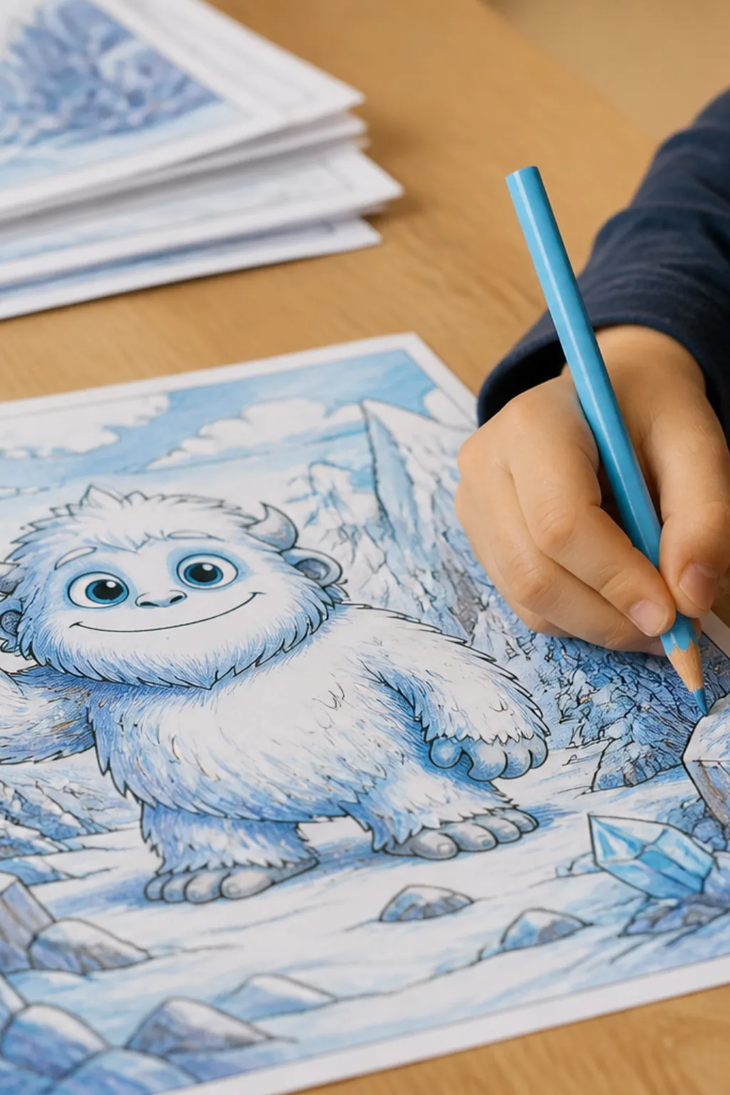 desenhos do filme Abominável para colorir - 2
