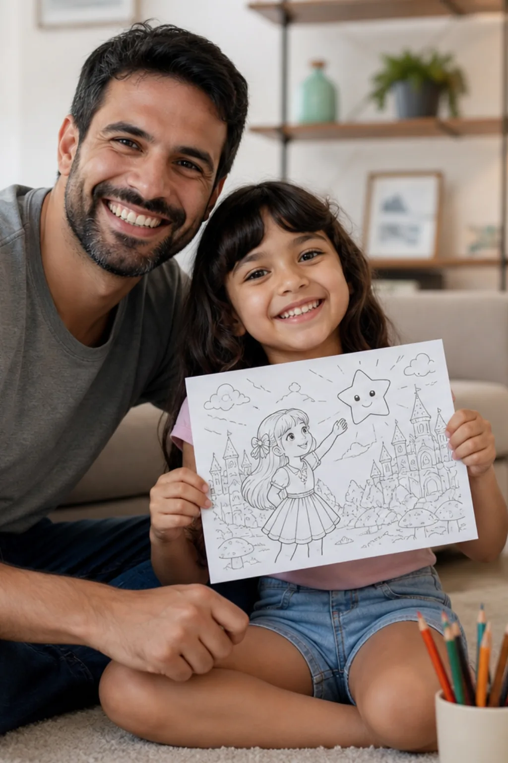 desenhos do filme Wish para colorir - 1
