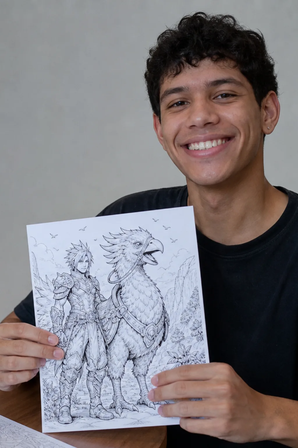 desenhos de Final Fantasy para colorir - 1