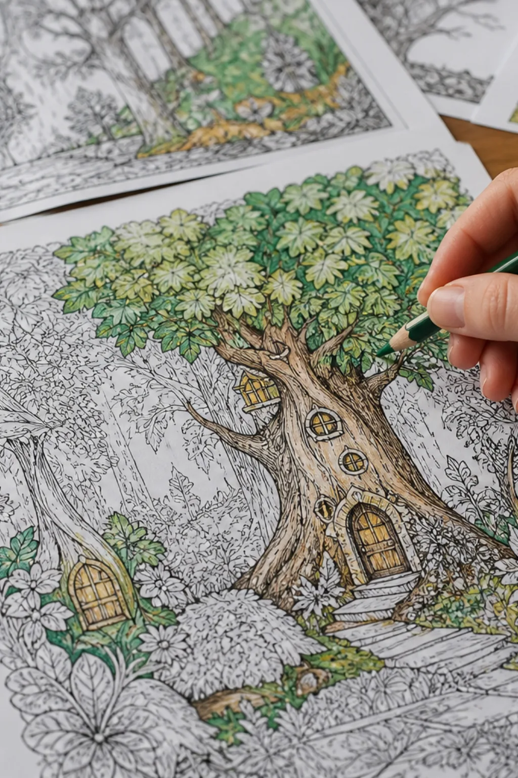 desenhos de floresta encantada para colorir - 2