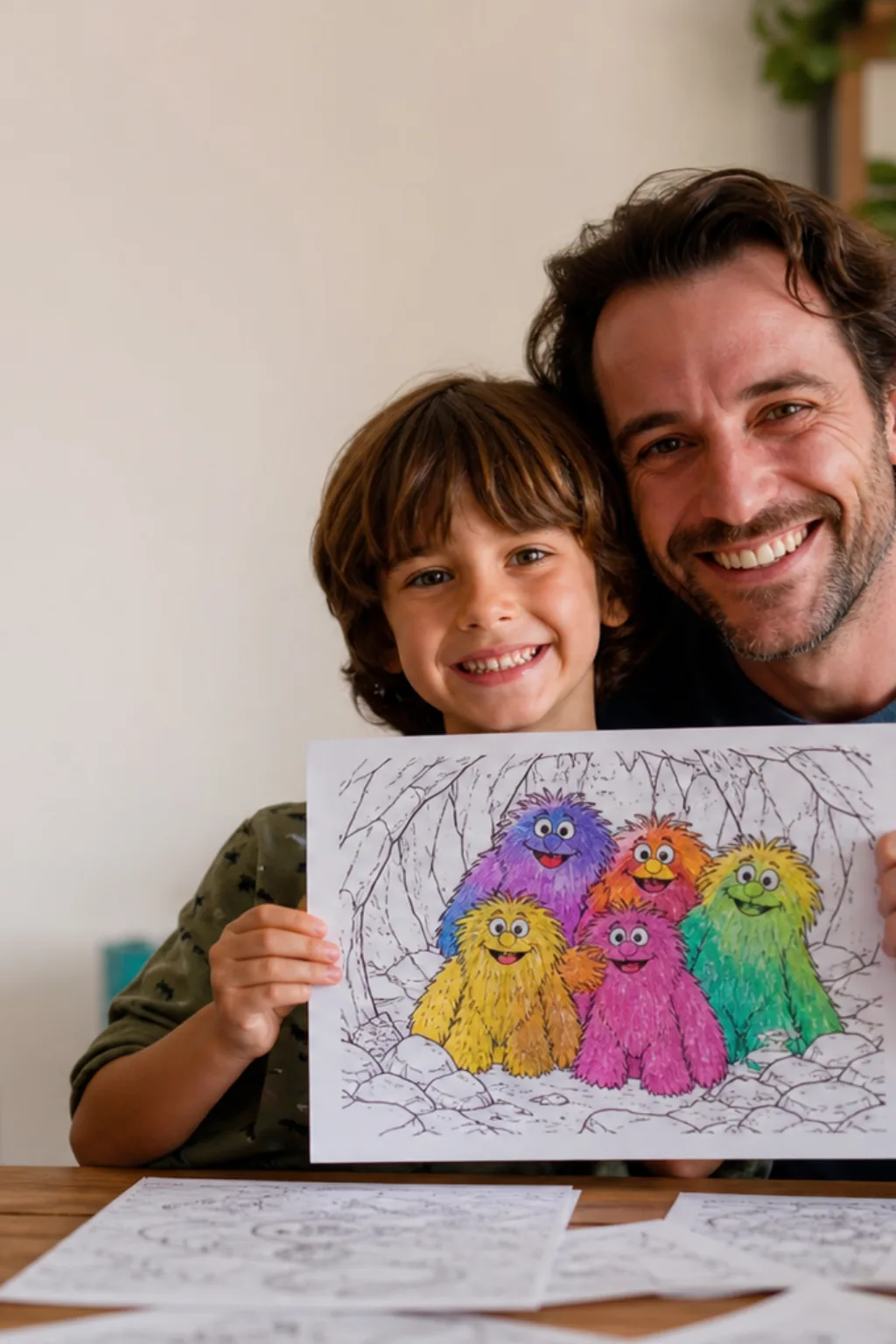 desenhos de Fraggle Rock para colorir — exemplo criado na Desenhos pra Colorir