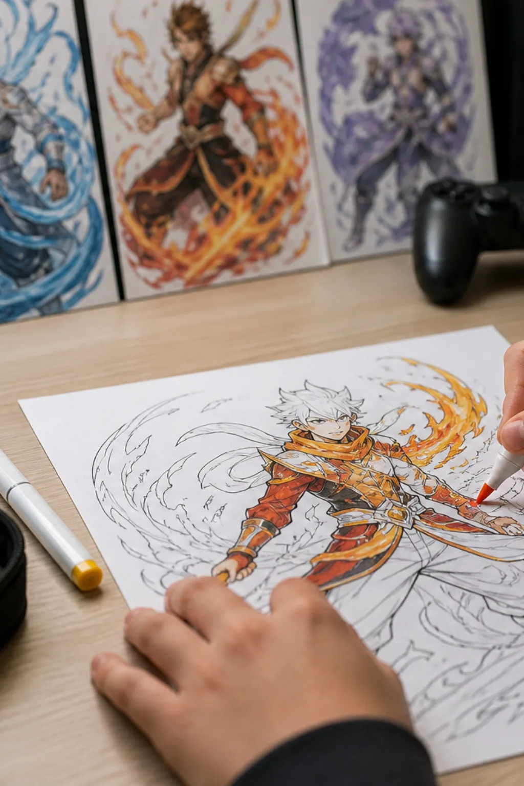 desenhos de Genshin Impact para colorir - 2