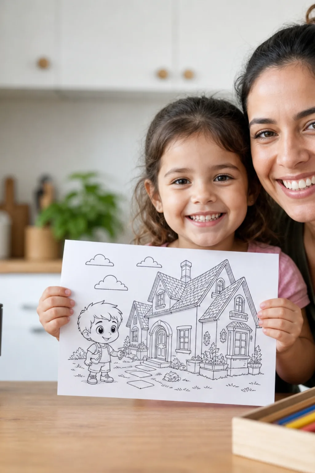 desenhos de George Shrinks para colorir — exemplo criado na Desenhos pra Colorir