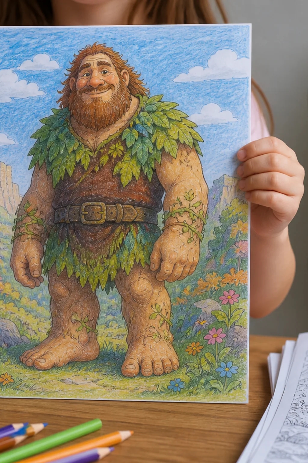 desenhos de gigante para colorir - 2