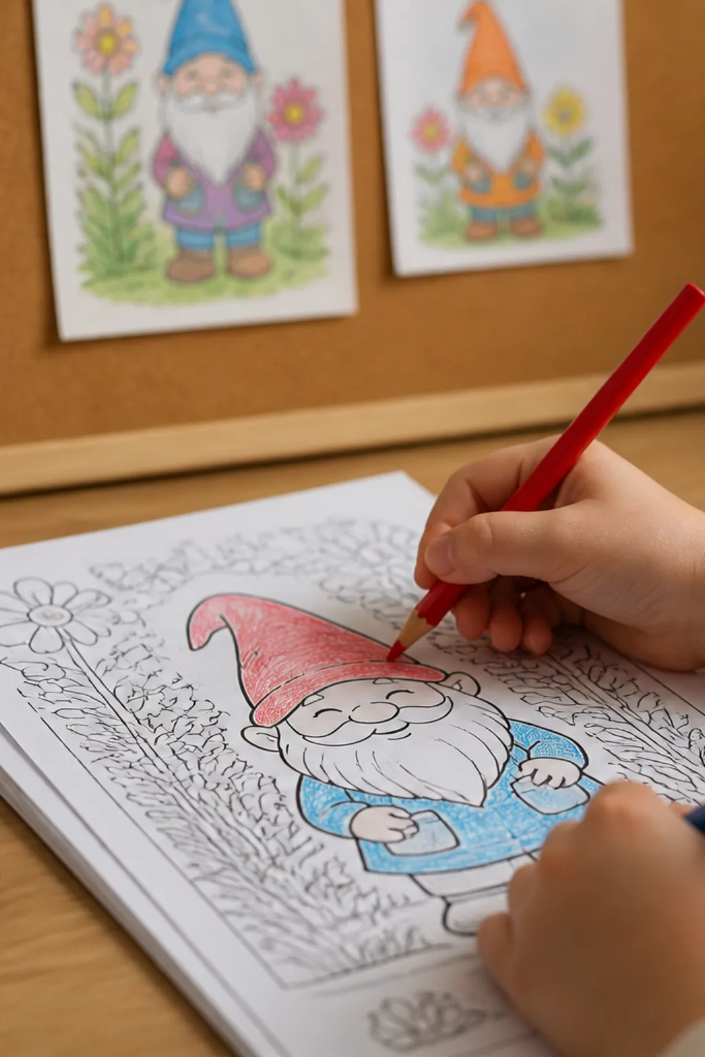 desenhos de gnomo para colorir - 2