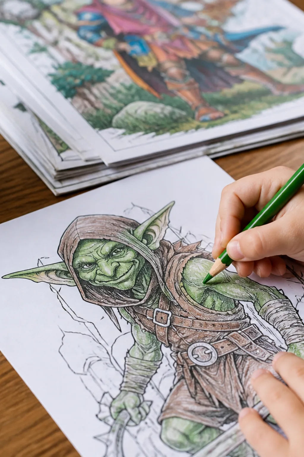 desenhos de goblin para colorir - 2