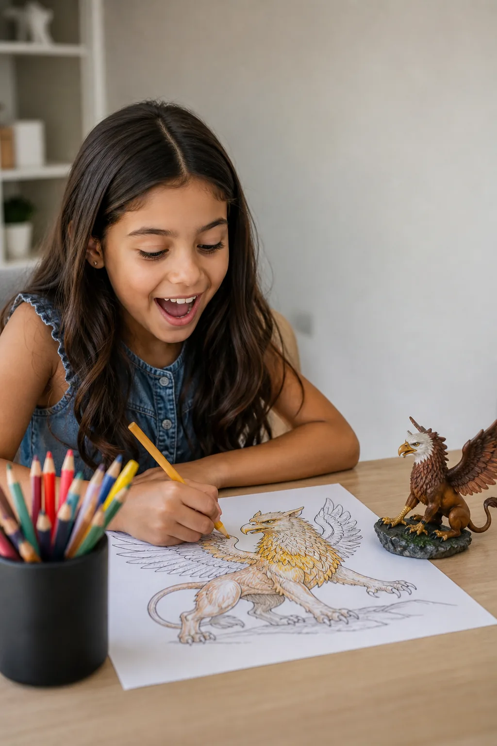 desenhos de grifo para colorir - 1