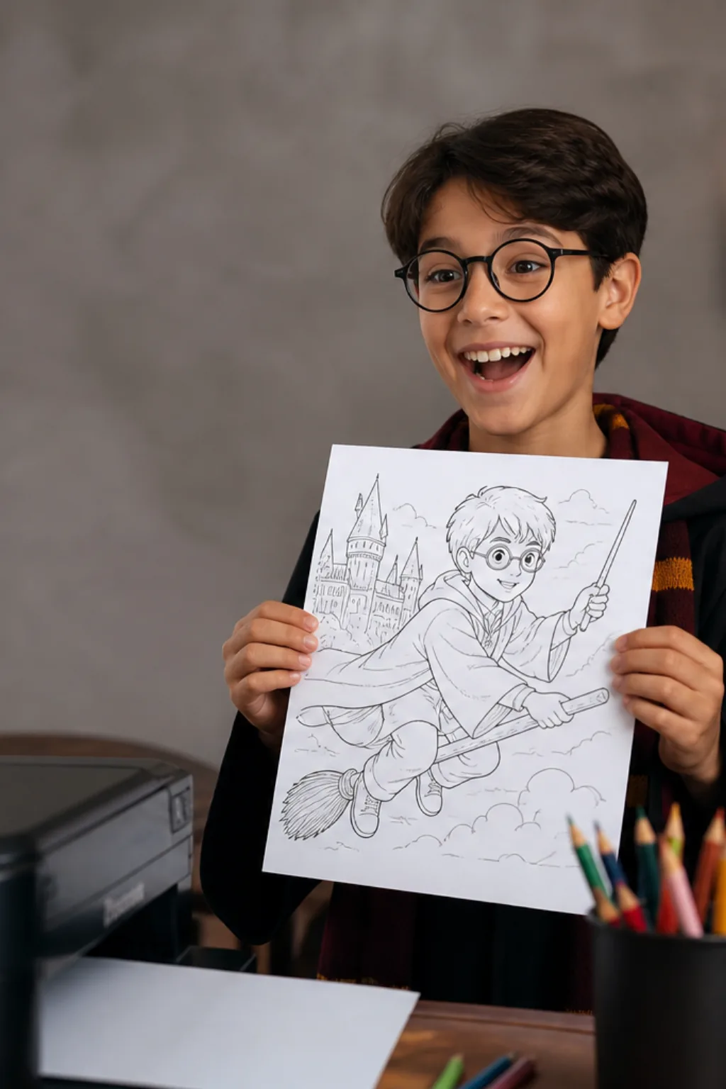 desenhos do harry potter para colorir - 1