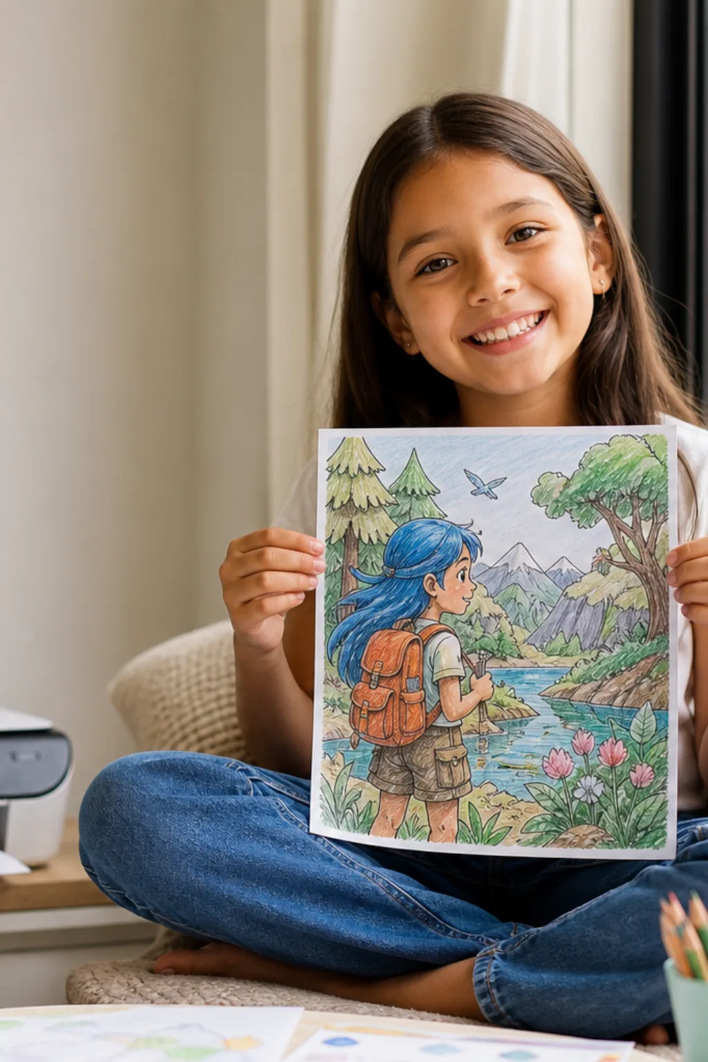 desenhos da Hilda para colorir - 1