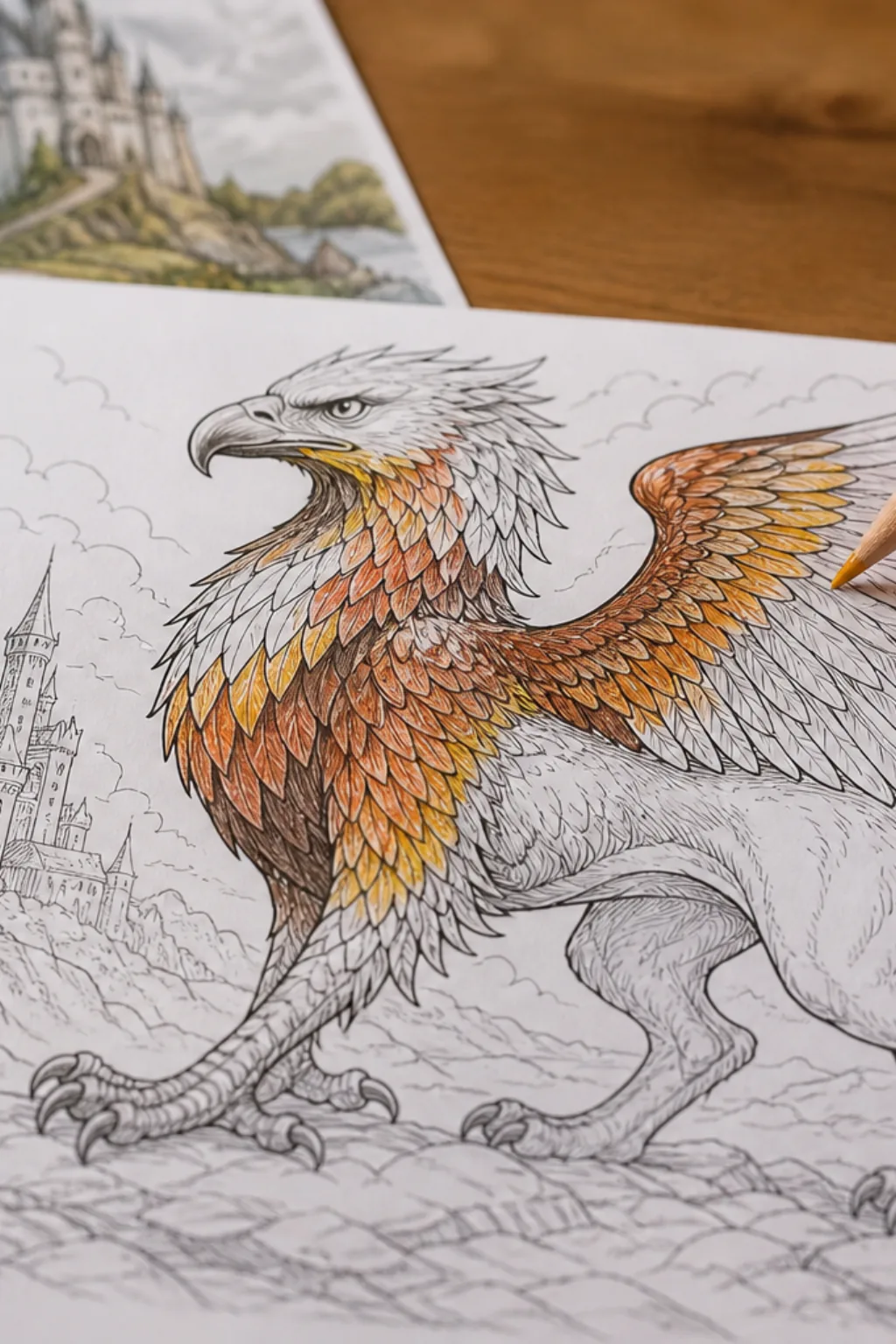 desenhos de hipogrifo para colorir - 2