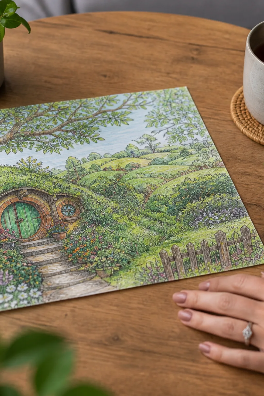 desenhos de hobbit para colorir - 2