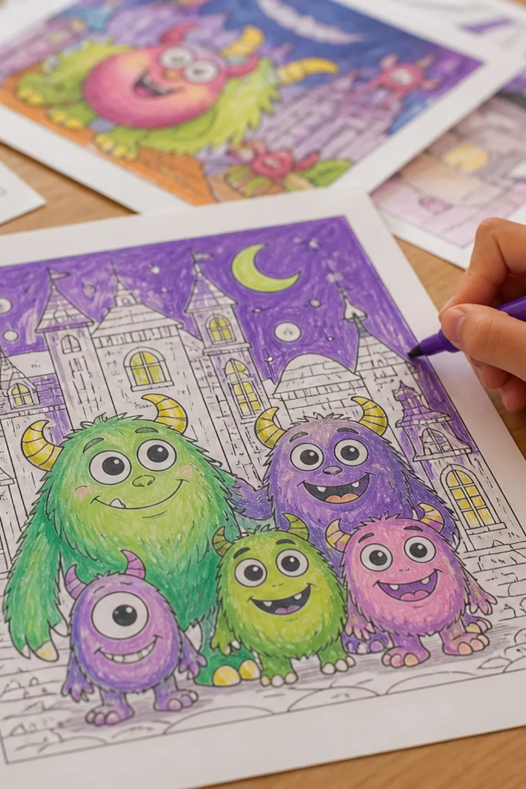 desenhos do Hotel Transilvânia para colorir - 2