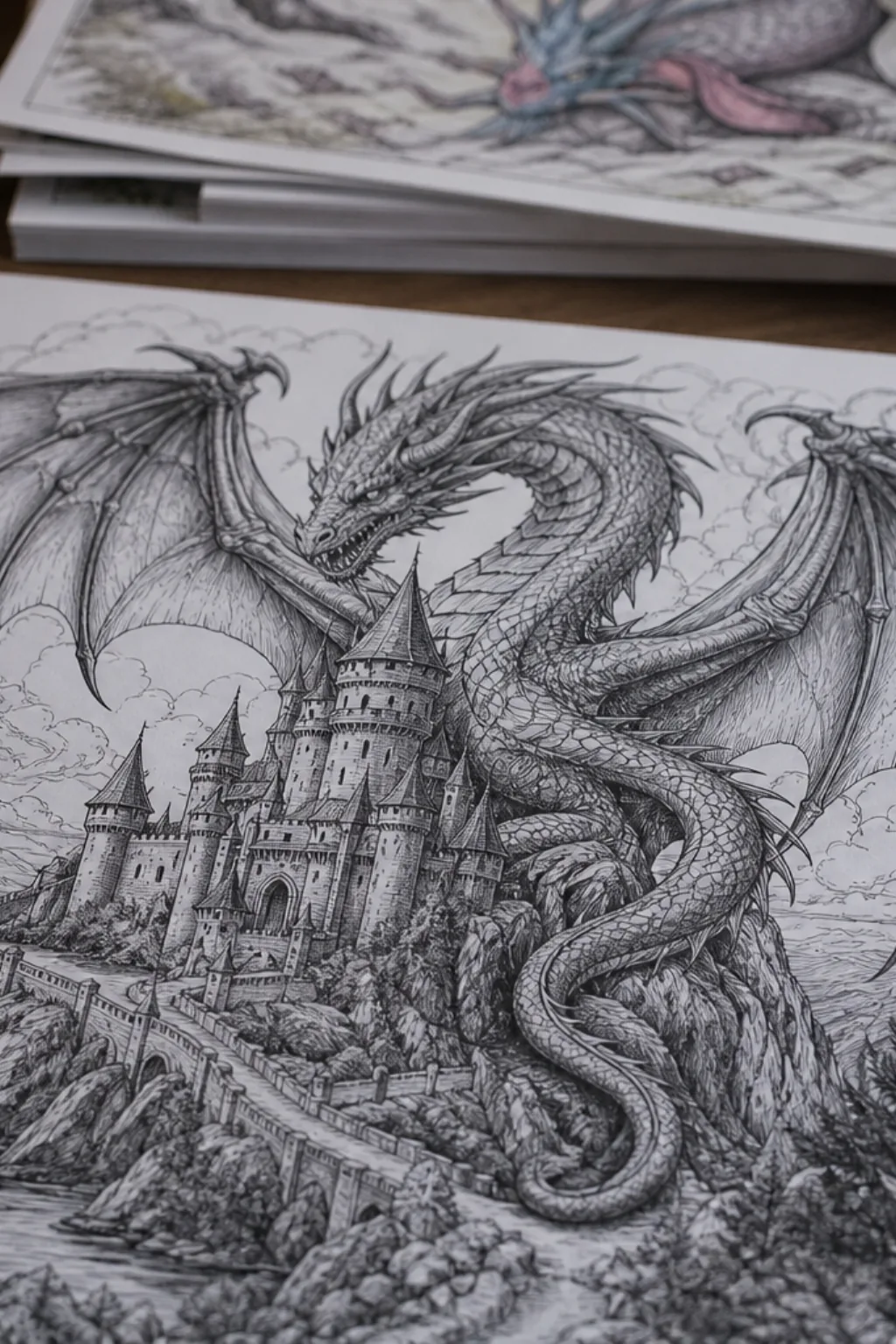desenhos da série House of the Dragon para colorir - 2