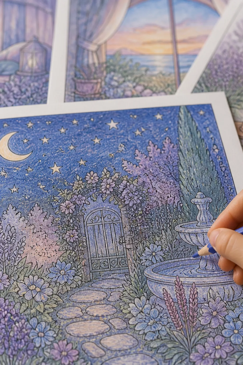 desenhos da série No Jardim da Noite para colorir - 2
