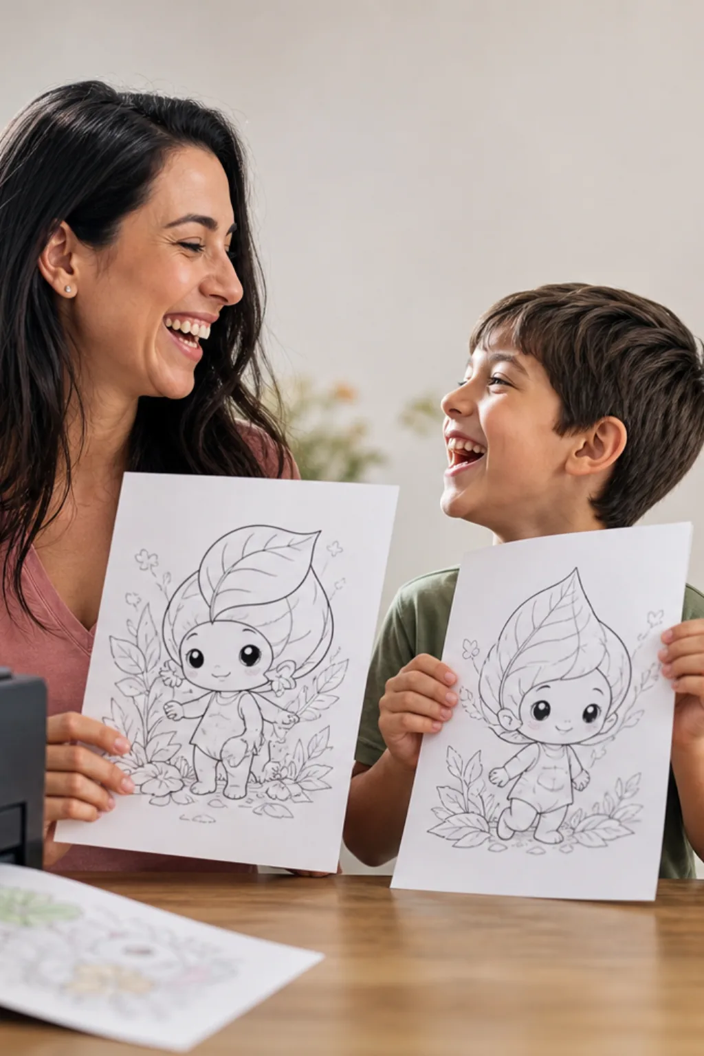 desenhos de Korok para colorir — exemplo criado na Desenhos pra Colorir