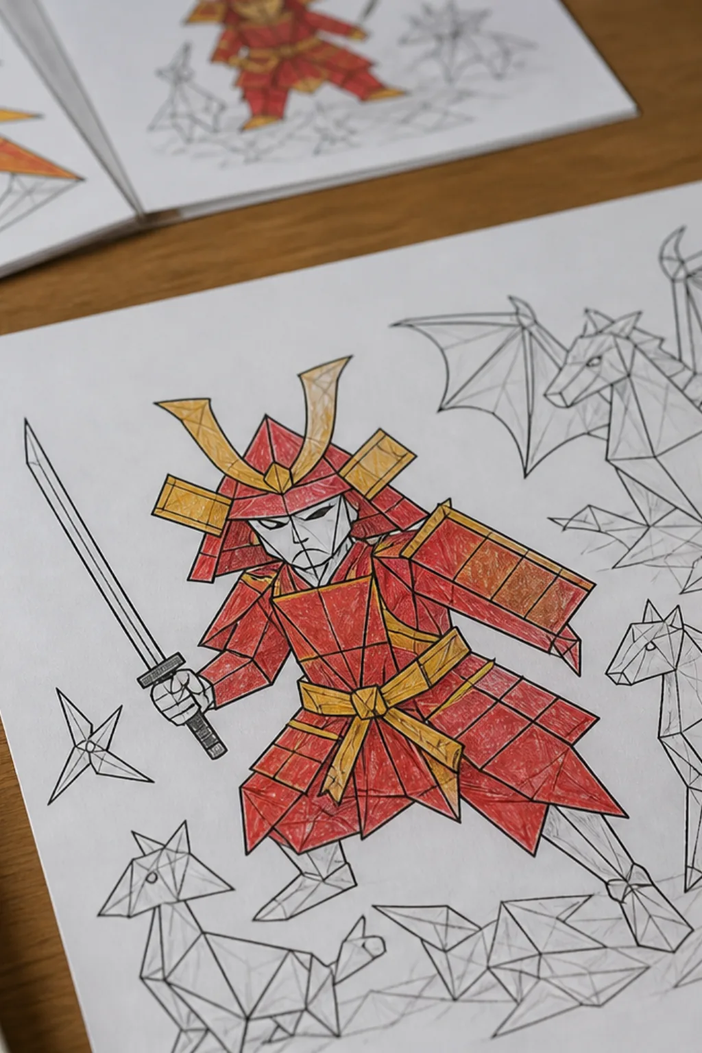 desenhos do filme Kubo e as Cordas Mágicas para colorir - 2