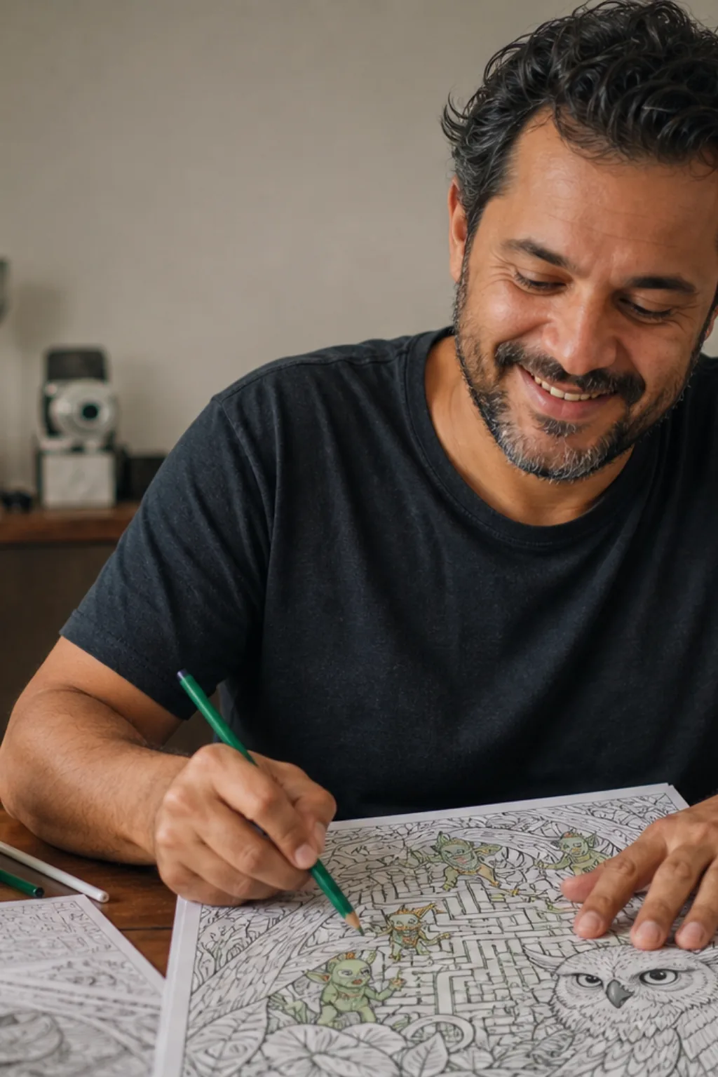 desenhos do filme Labirinto: A Magia do Tempo para colorir — exemplo criado na Desenhos pra Colorir