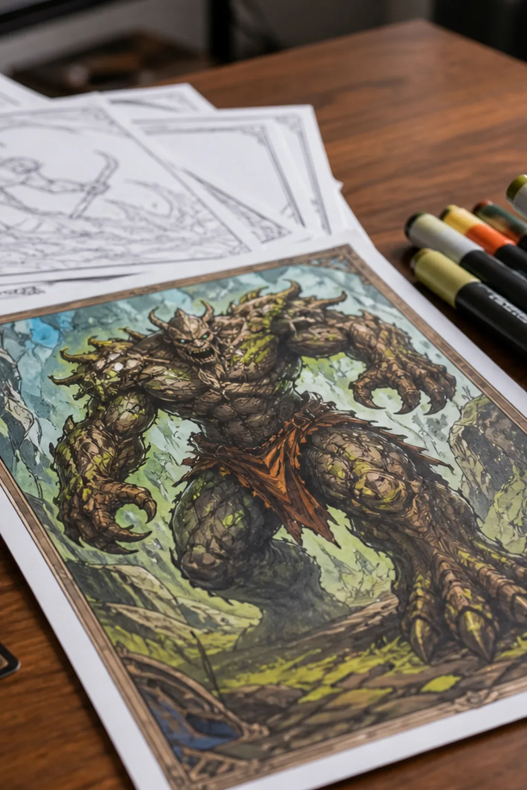 desenhos de Magic: The Gathering para colorir - 2