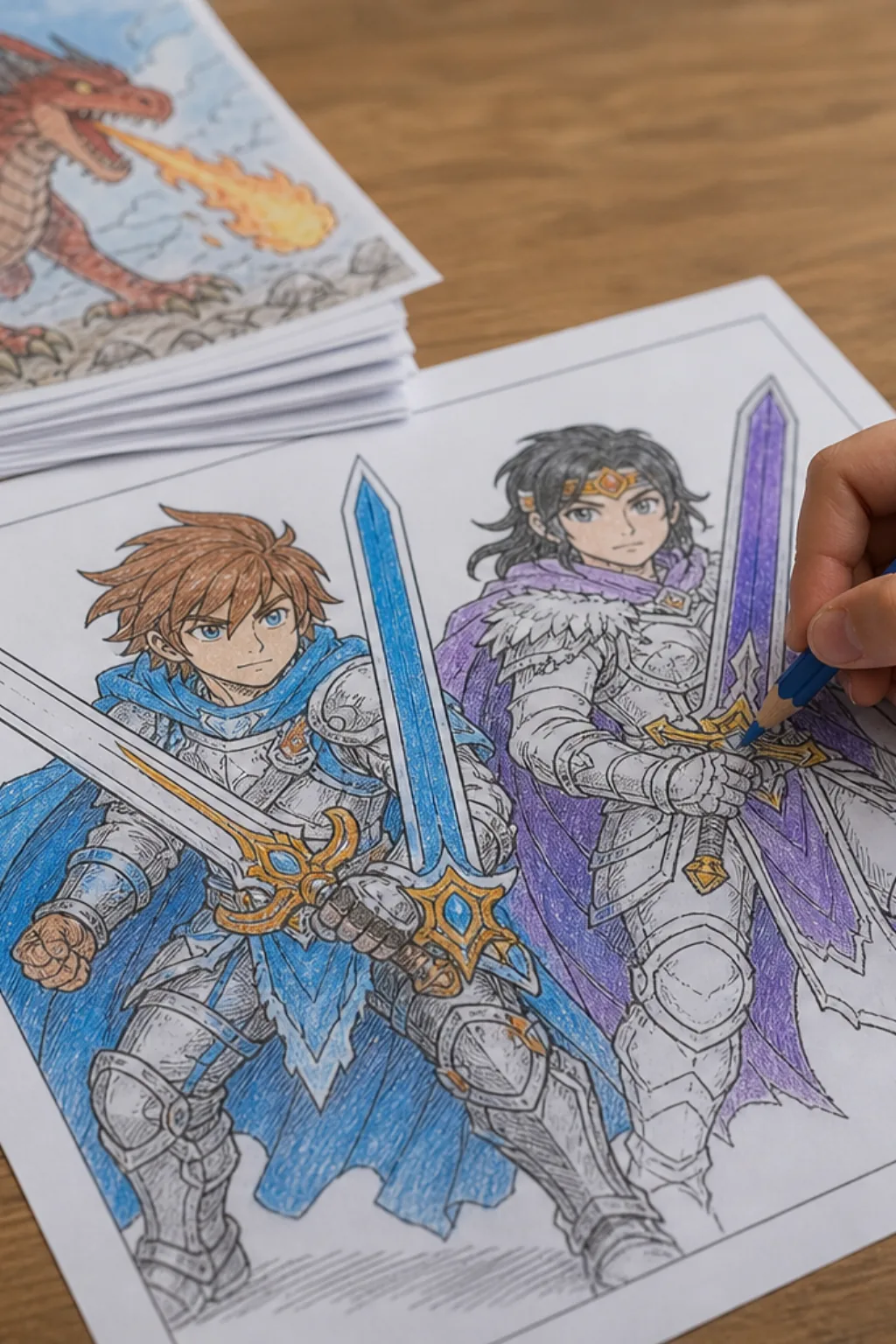 desenhos de Magiespadas para colorir - 2